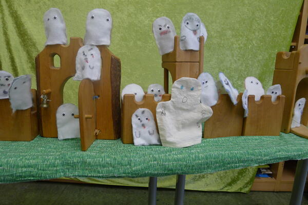 Am Vorlesetag geht`s gespenstisch zu bei uns! Buuu Huuu Huuu!